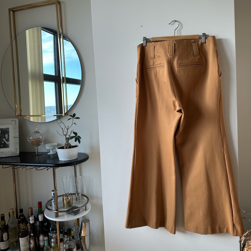 Anthropologie Wide Leg Pants in Mustard - Picture 5 of 5